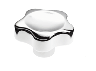 Chrome plated Lobe knob [263] (263400841736)