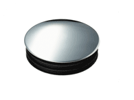 Chrome plated round insert [531] (531140041703)