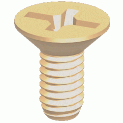 Countersunk  crossed screw [907] (907064500002)