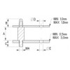 Screw & Locking PCB Spacer [100-1] (100127000002)