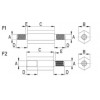 Hexagonal low Voltage insulator [124] (124301700001)