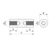 Cylindrical spacer [300] (300315000038)